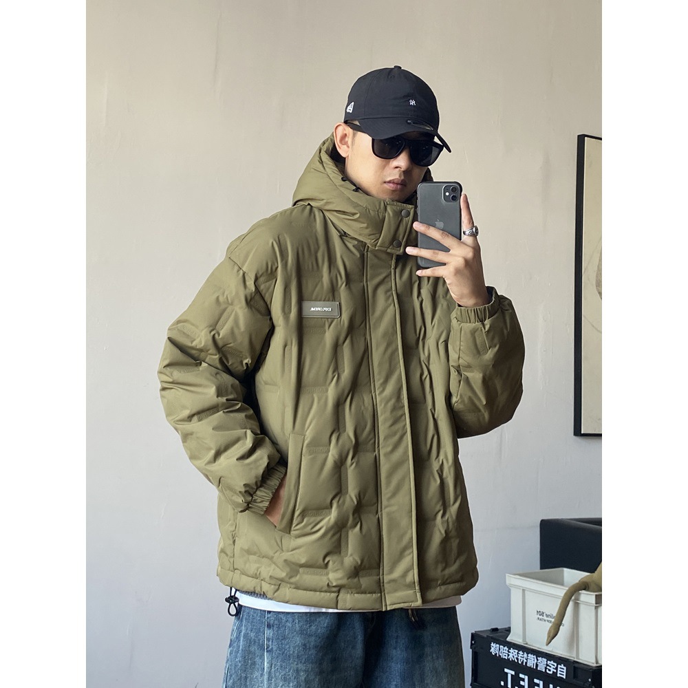 アメカジ オーバーサイズ中綿入りパッド付きジャケット