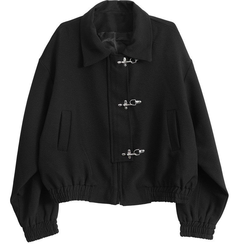 アメカジ ヴィンテージ風トグル留め短丈ジャケット