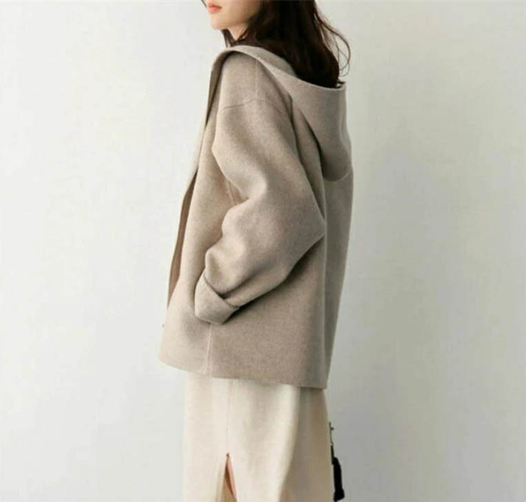 アメカジ レディース フード付きジャケット 秋冬防寒コート