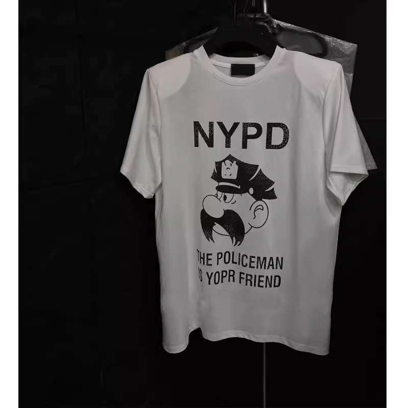 アメカジファッション  ニューヨーク警察風おもしろTシャツ