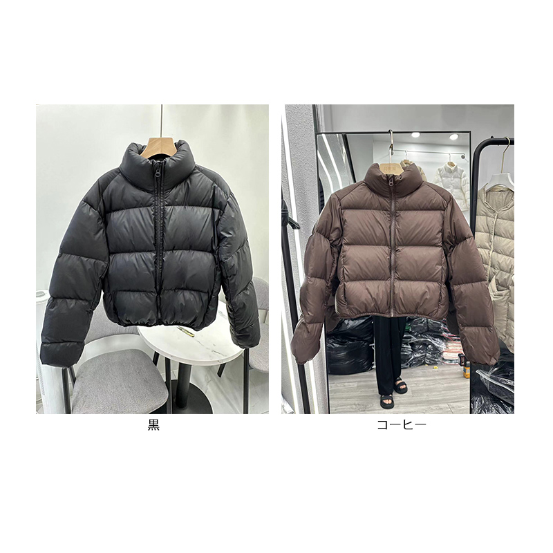 アメカジ レディース 中綿ダウン風 立ち襟 アウター 防寒 暖かい コート