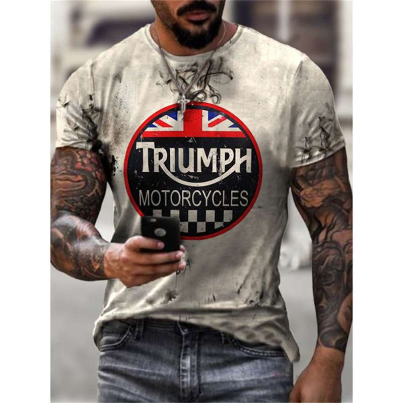 アメカジファッション  バイク愛好家のためのレトロなガレージTシャツ