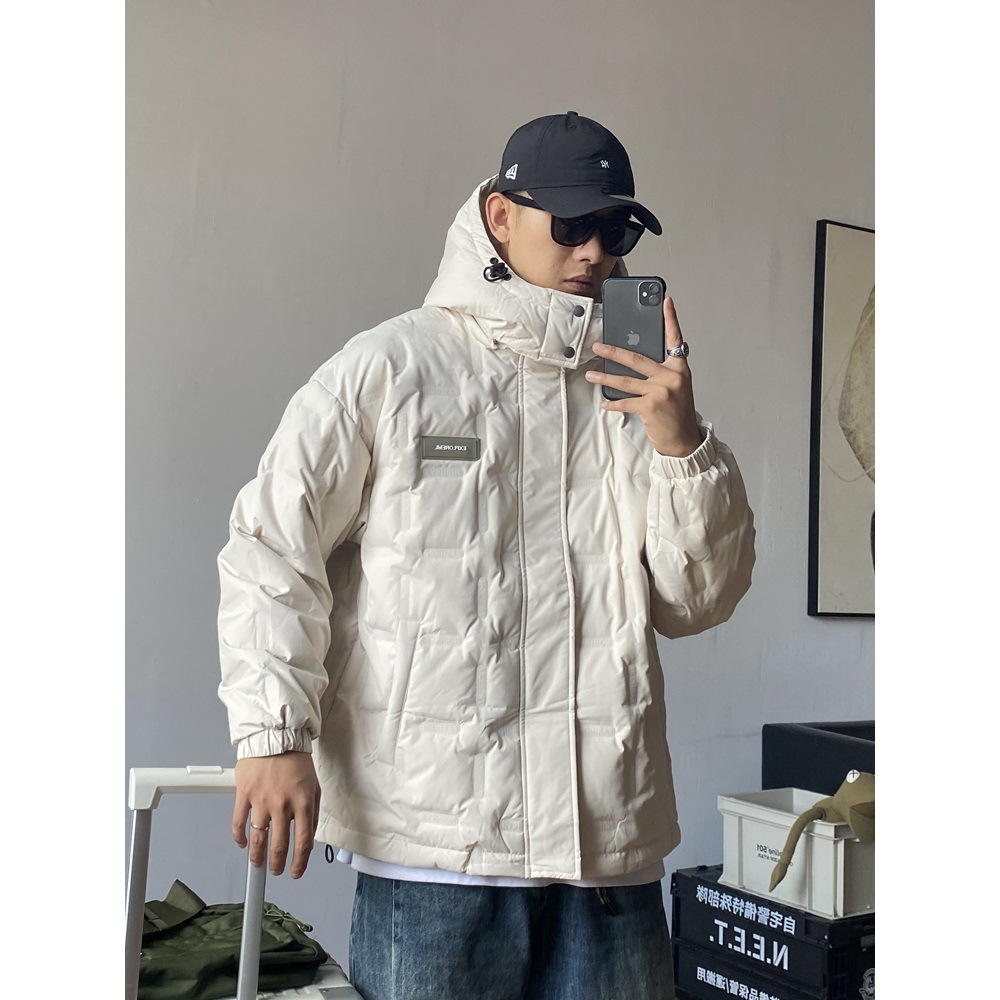 アメカジ オーバーサイズ中綿入りパッド付きジャケット