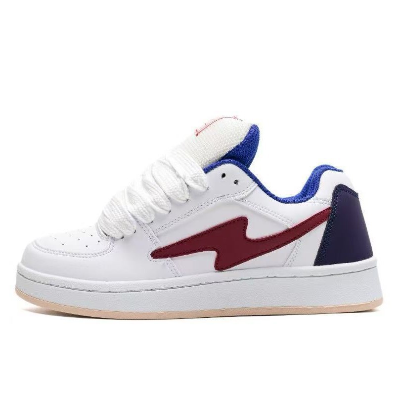 アメカジ 稲妻デザインローカットコートスニーカー