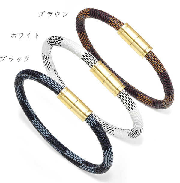 アメカジ 男性用ウォレットチェーン付きレザーブレスレット民族調