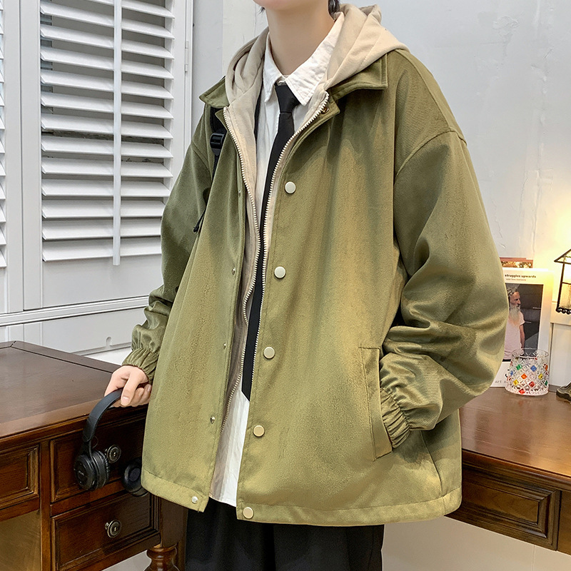 アメカジ ミリタリー風オーバーサイズコーチジャケット