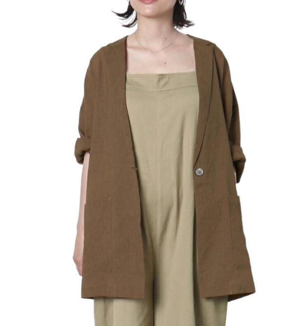 アメカジ 春夏新作レディース長袖シアージャケット