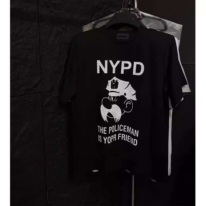 アメカジファッション  ニューヨーク警察風おもしろTシャツ