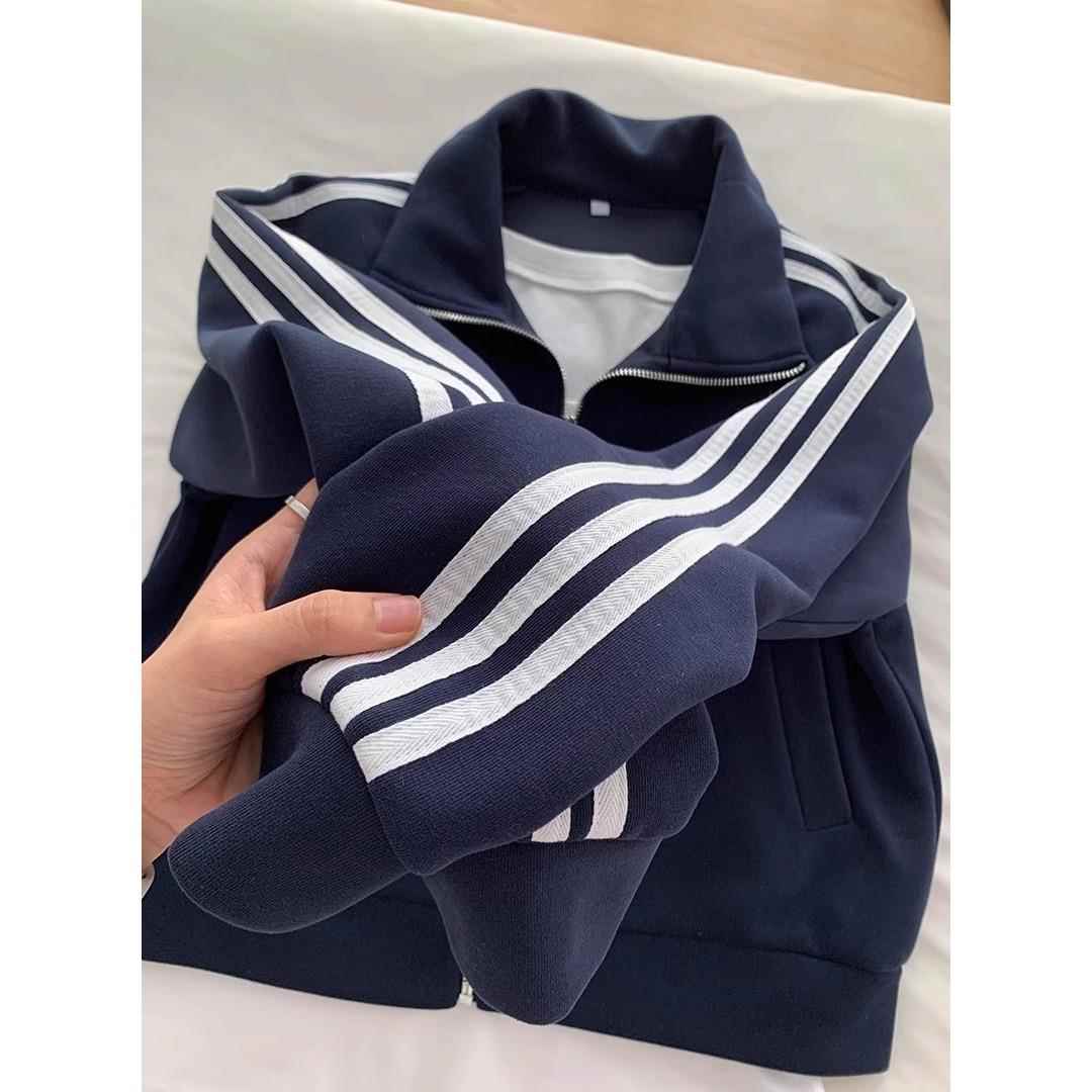 青ファッション 青ファッション スポーティラインカーディガン