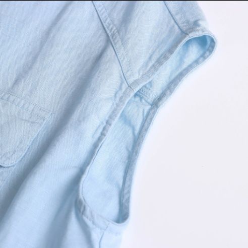 青ファッション 爽やか夏のリラックスセットアップ