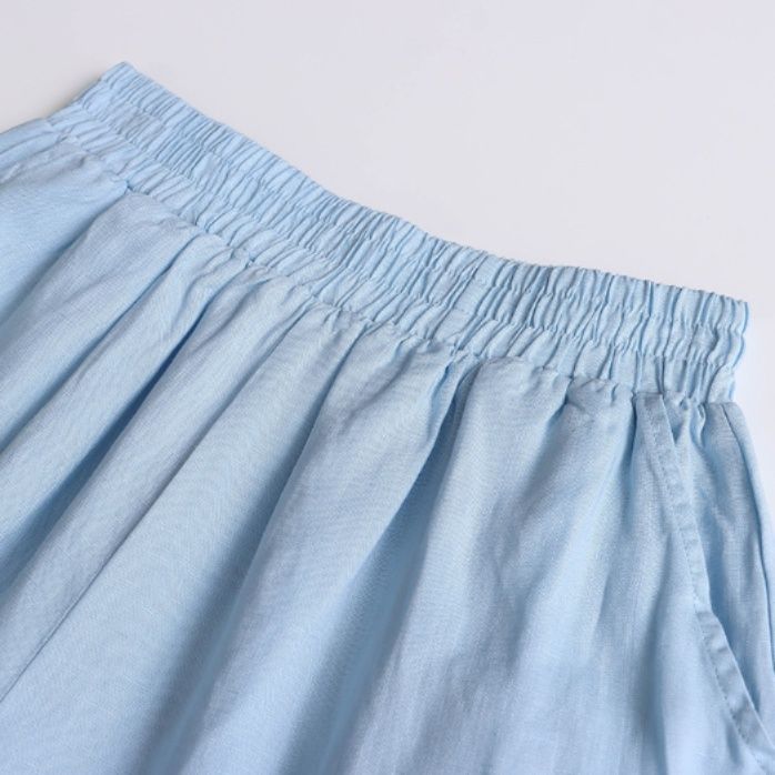 青ファッション 爽やか夏のリラックスセットアップ