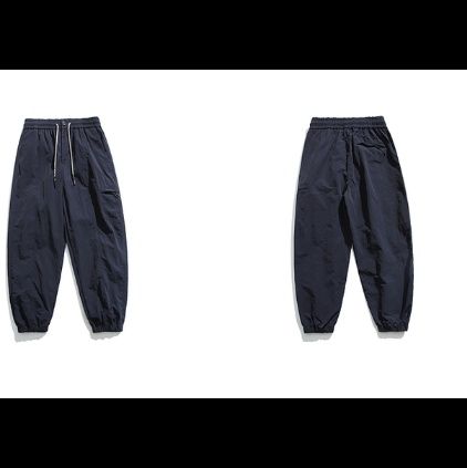 青ファッション アウトドア トレッキングパンツ