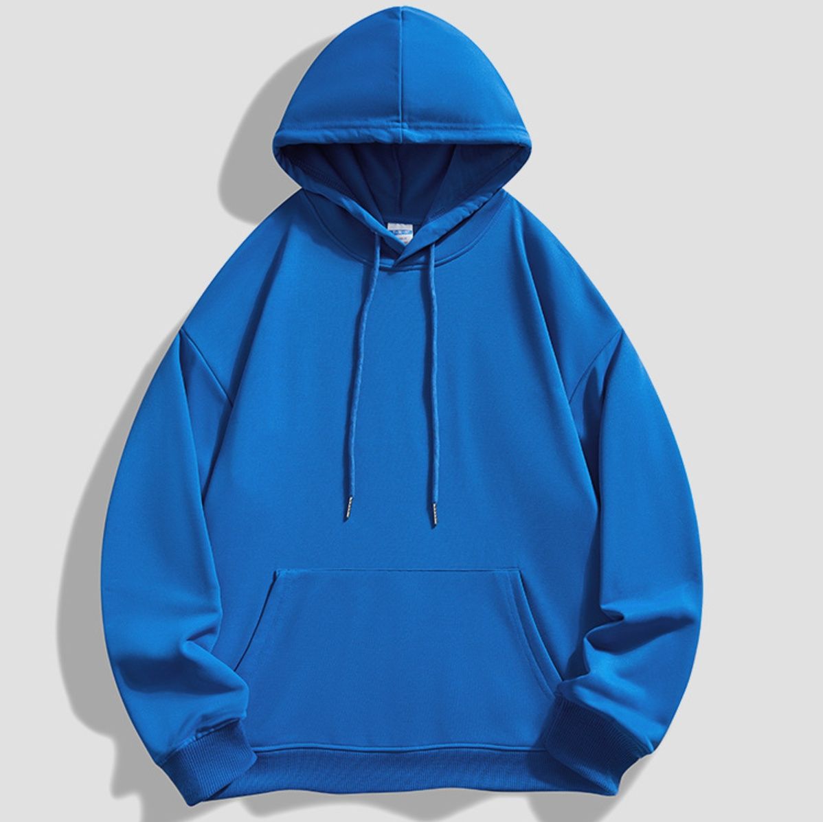 青ファッション ベーシックシルエットパーカー