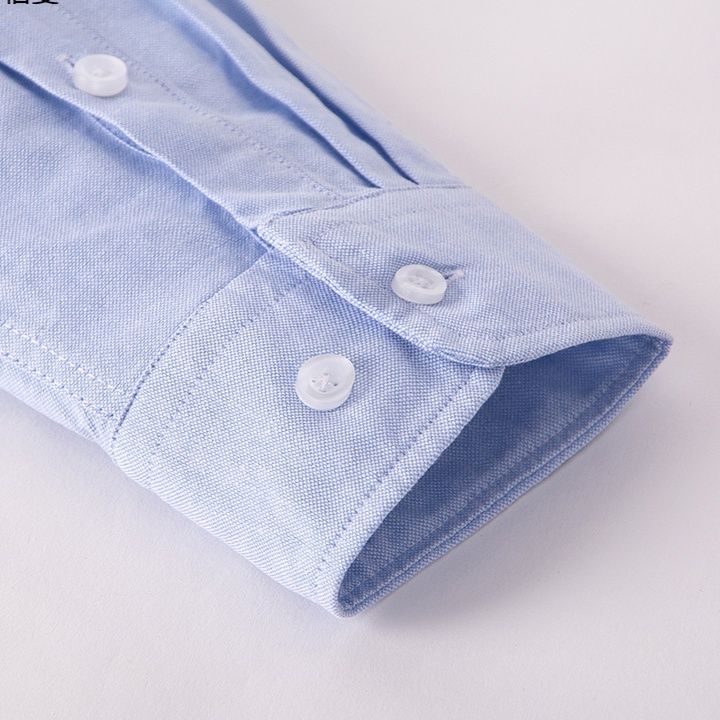 青ファッション 青ファッション 純綿ボタンダウンシャツ