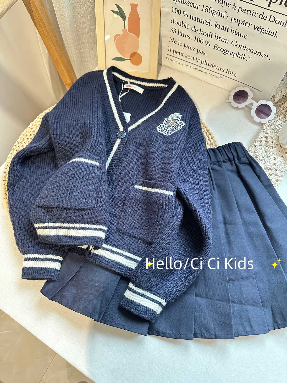 青ファッション 青ファッション 学院風スタイリッシュセットアップ