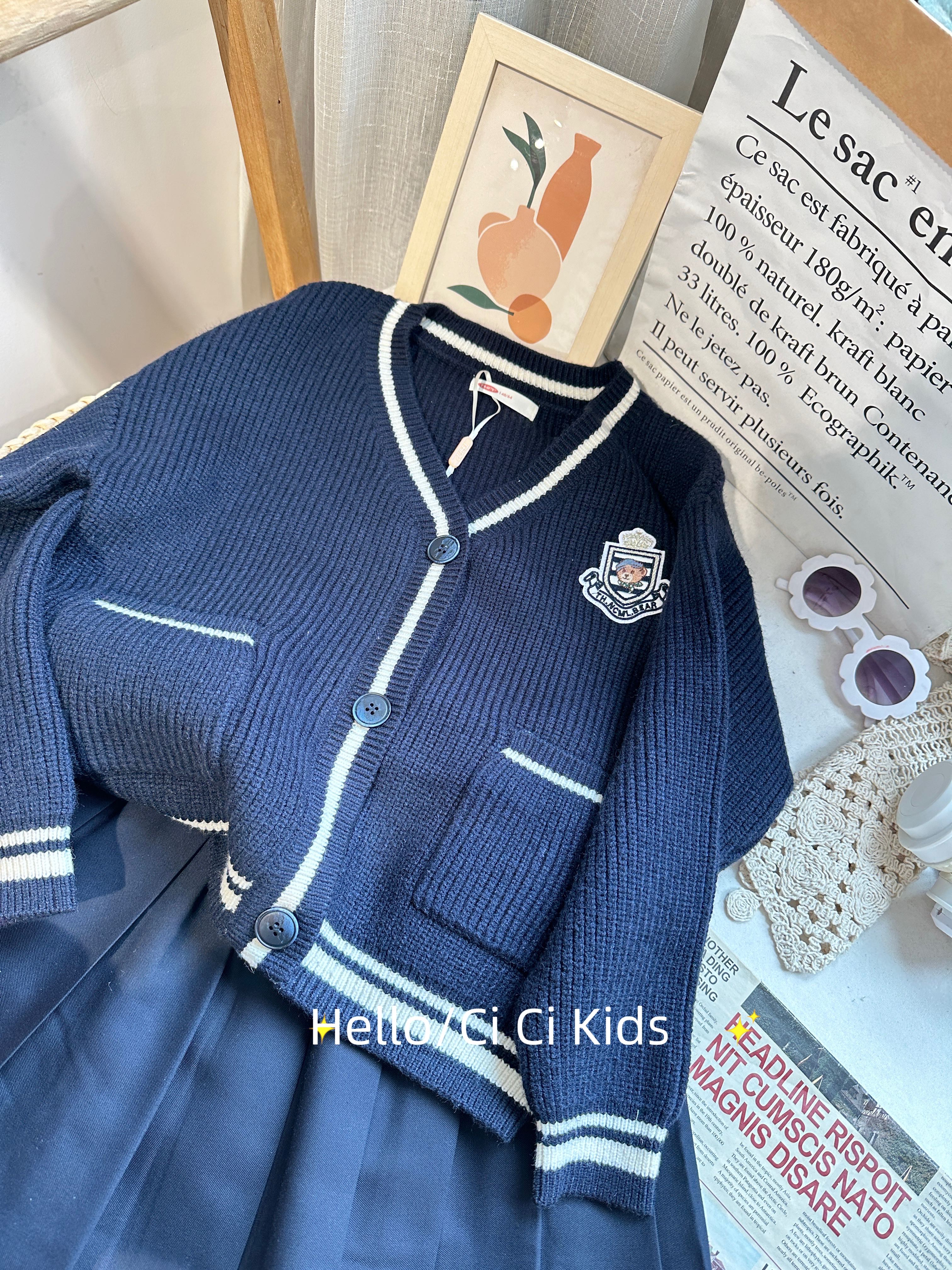 青ファッション 青ファッション 学院風スタイリッシュセットアップ
