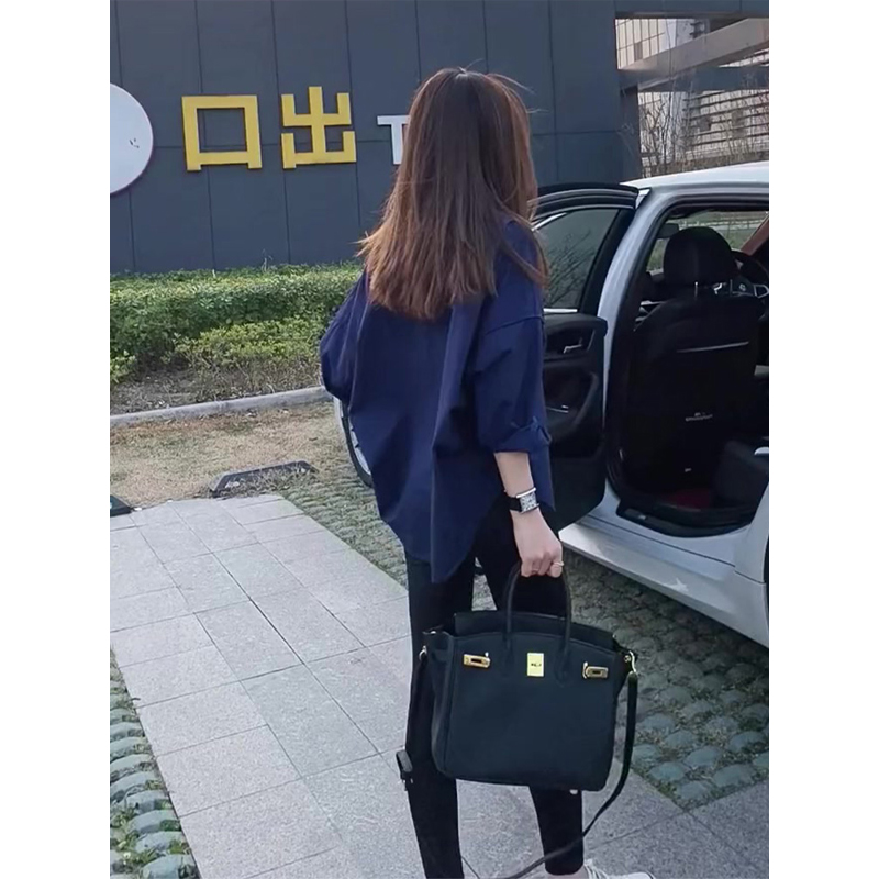 青ファッション 青ファッション シンプルオーバージャケットセットアップ