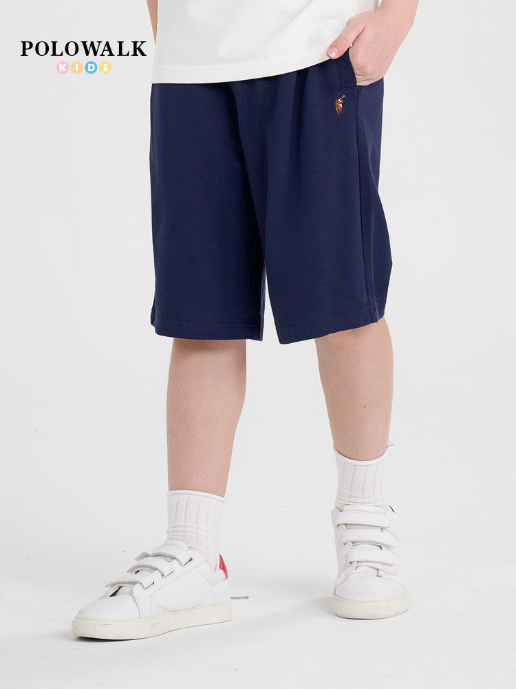 青ファッション 青ファッション やわらか素材のびのびハーフパンツ