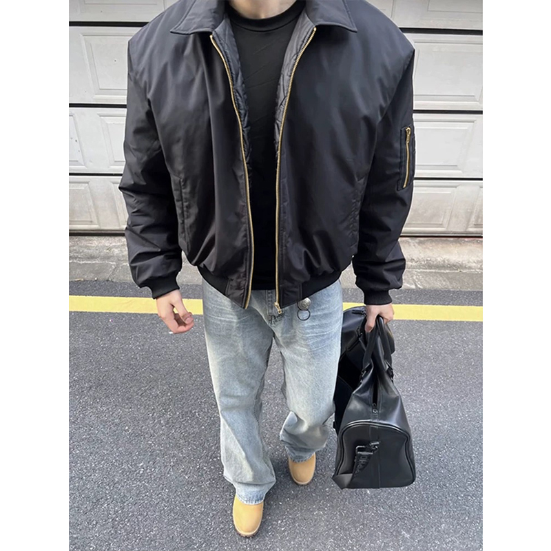 青ファッション アーバンフライトジャケット