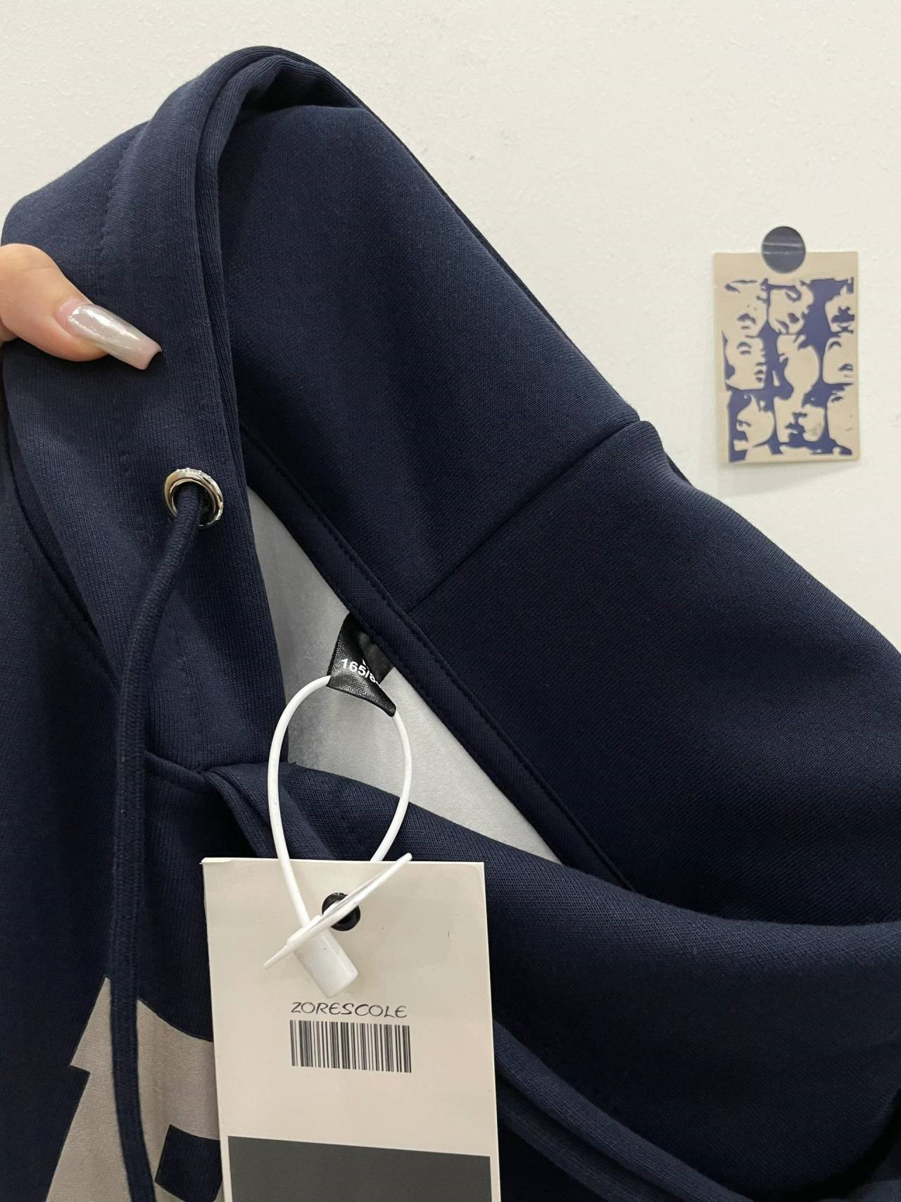 青ファッション 青ファッション イニシャルデザイン プレミアムパーカー