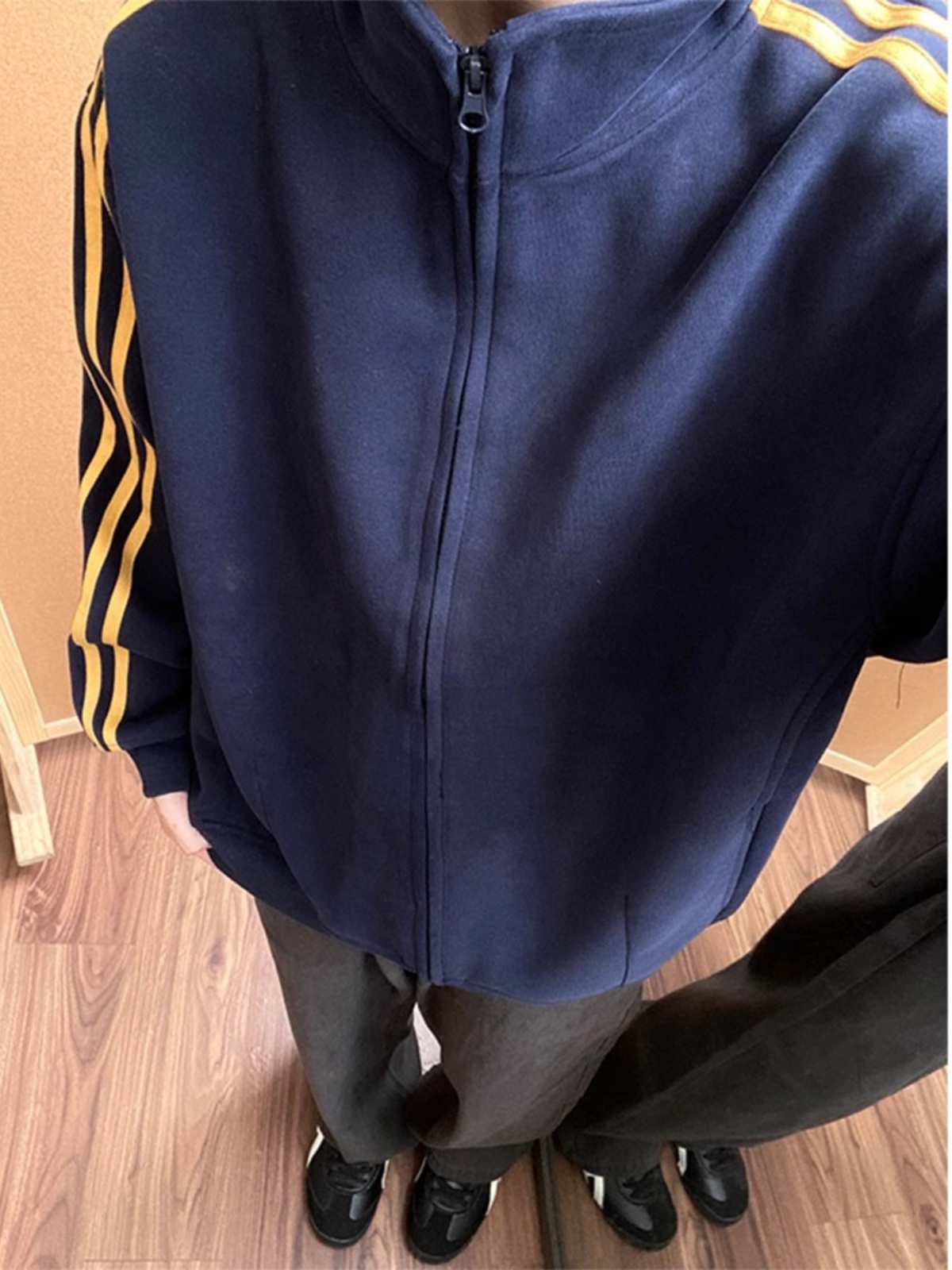青ファッション スポーティライン ジャケット