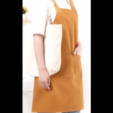 保育士 毎日使える保育士向けシンプル胸当てエプロン