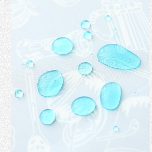 保育士 エプロン 北欧風キッチン道具総柄保育士エプロン