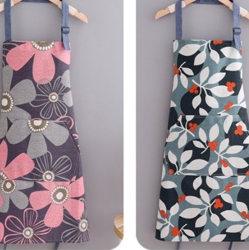 保育士 エプロン 北欧デザイン保育士エプロン大きめポケット付き