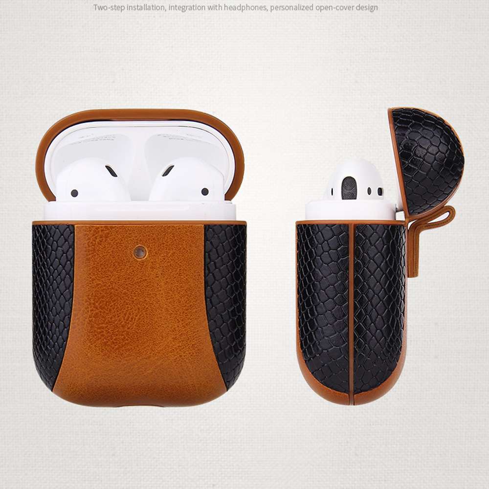 AirPods ツートンレザー AirPods ケース