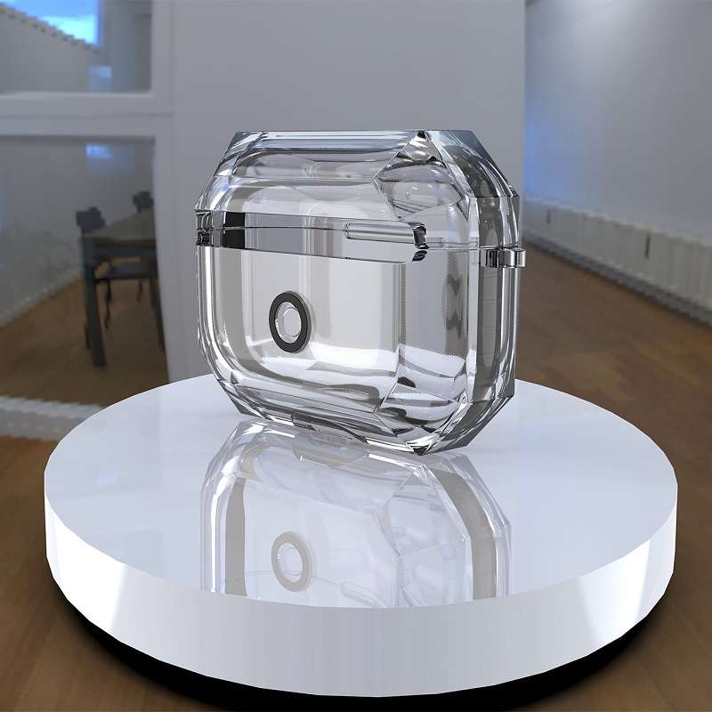 【廃盤】AirPods クリスタルクリアAirPodsproケース AirPods