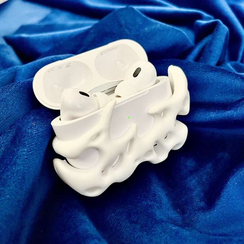 【廃盤】AirPods 有機的フォルムAirPodsproケース AirPodsproケース