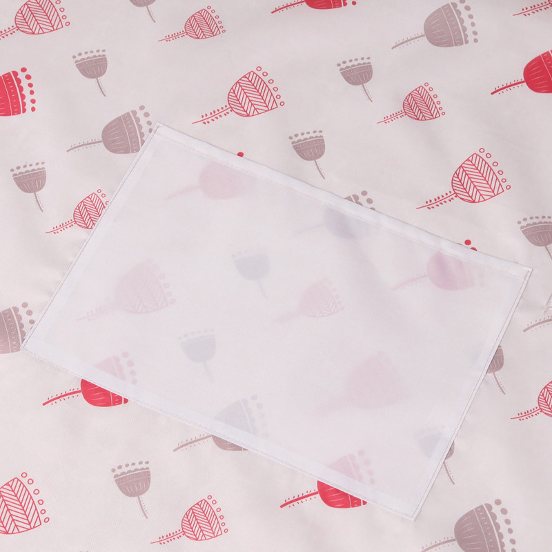 保育士 エプロン 花モチーフ総柄エプロン