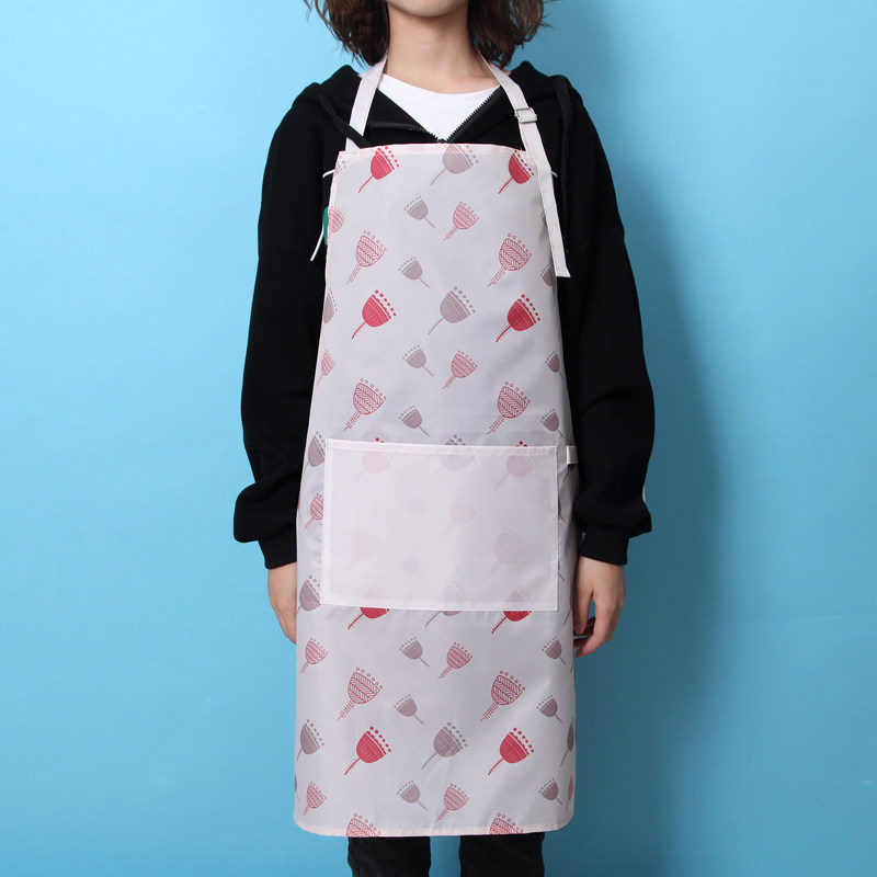 保育士 エプロン 花モチーフ総柄エプロン