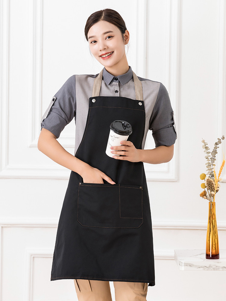 保育士 エプロン シンプルデザイン前掛けエプロン