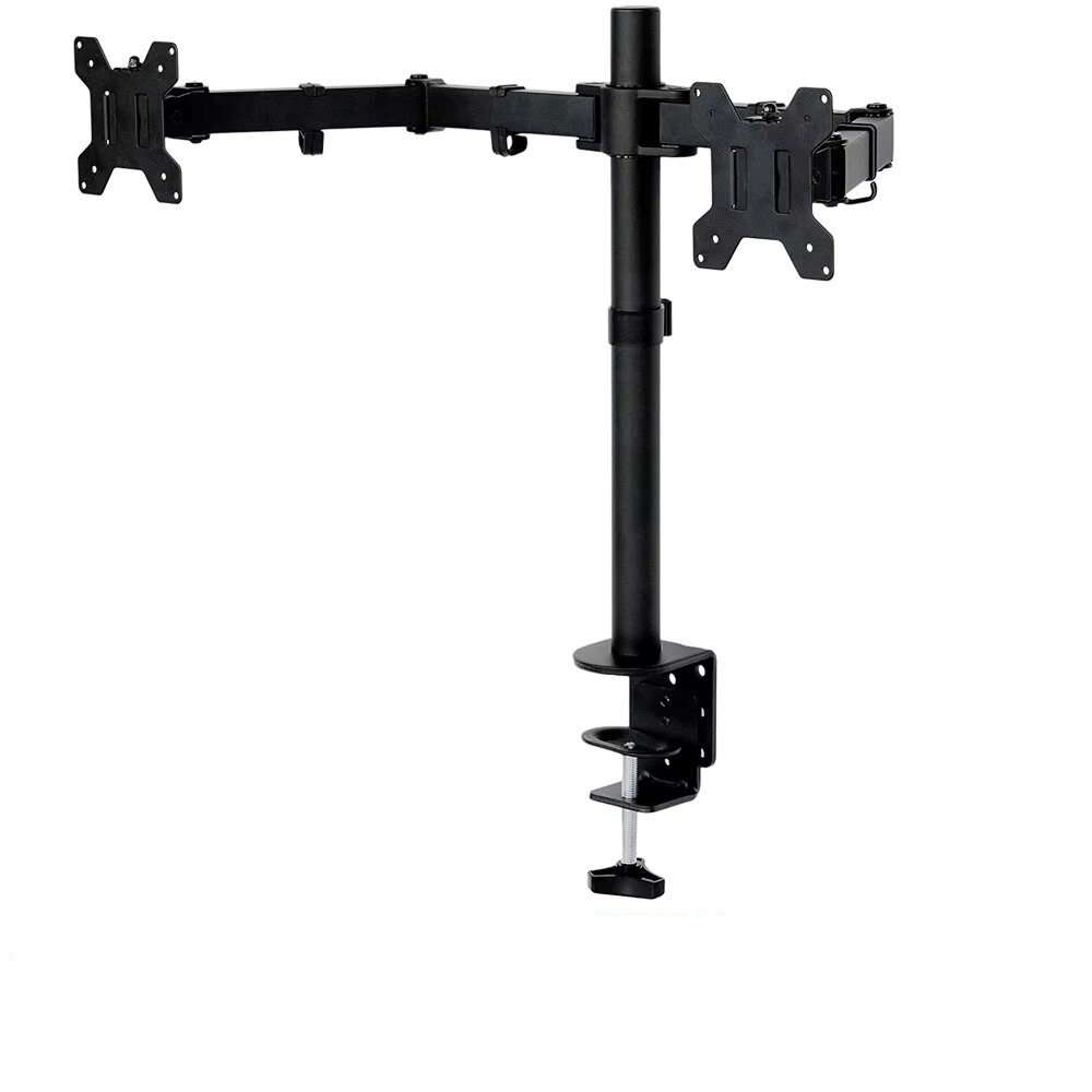 モニターアーム 多軸調節式卓上固定型2画面用