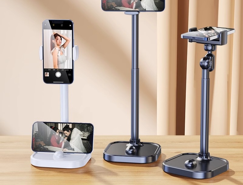 モニターアーム 多機能スマートフォンスタンド