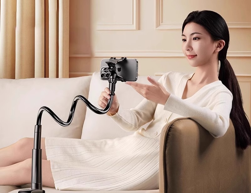 モニターアーム 快適寝ながらスマホスタンド
