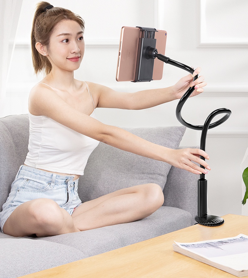 モニターアーム 快適寝ながらスマホスタンド