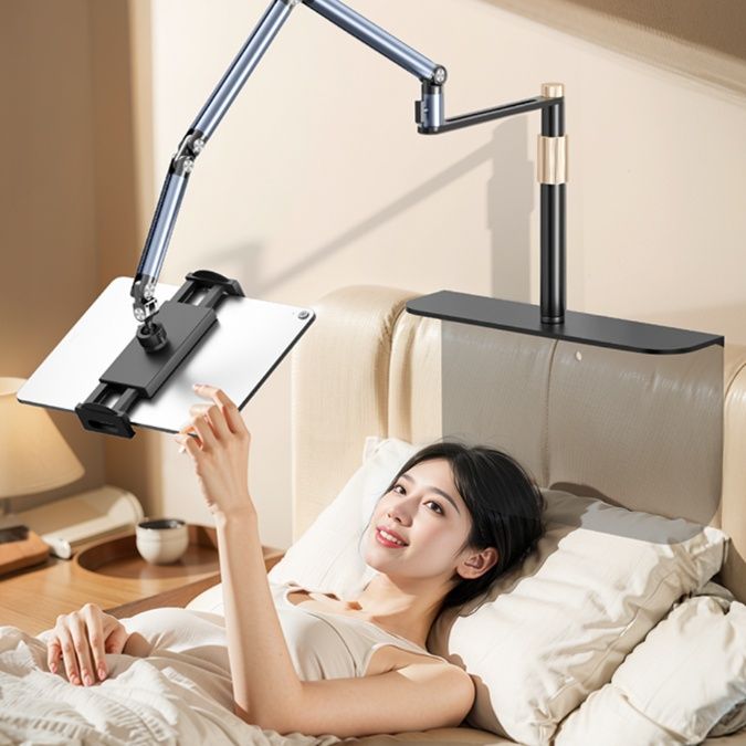 モニターアーム 多関節式ベッド用タブレットホルダー