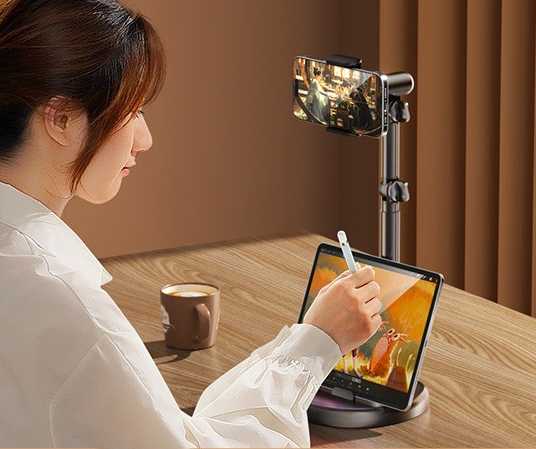 モニターアーム 全方位調整可能スマートデスクスタンド
