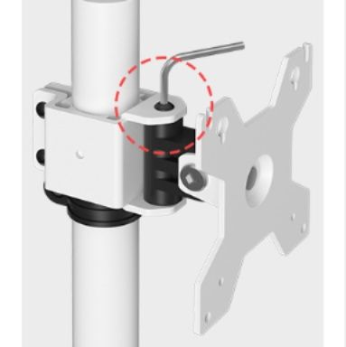 二画面対応デュアル表示置き型モニターアーム