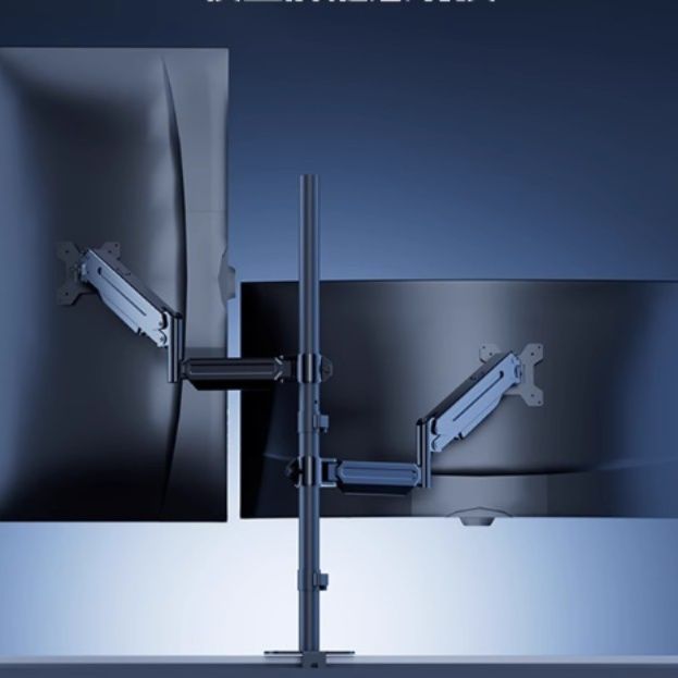 上下二段式縦型画面対応モニターアーム