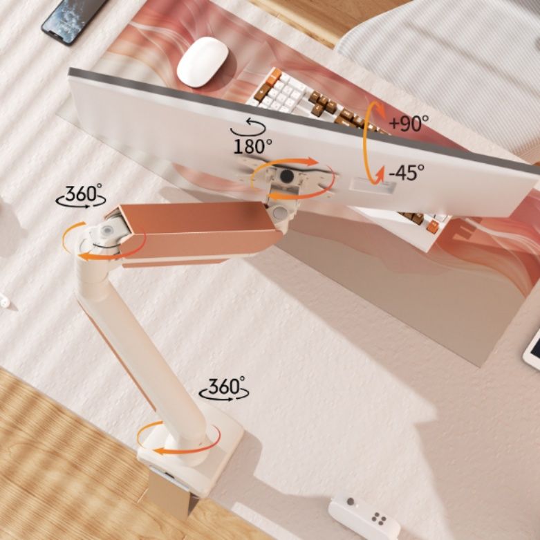 モニターアーム 高品質関節式単画面用机上設置型支持器具