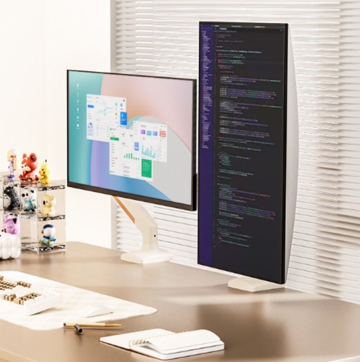 モニターアーム 高品質関節式単画面用机上設置型支持器具