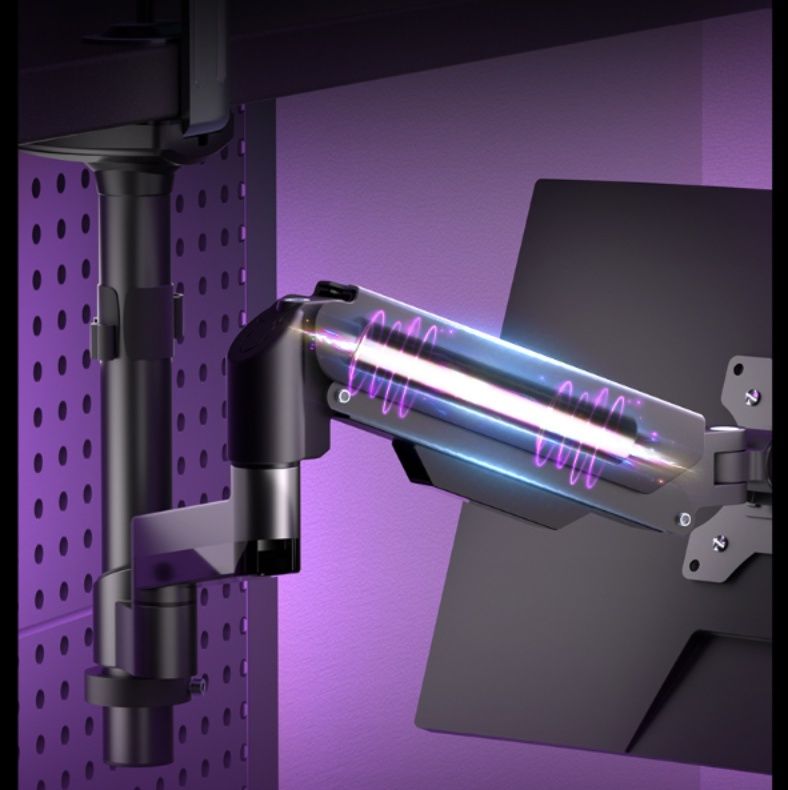  多関節式気圧弾簧壁掛けモニターアーム