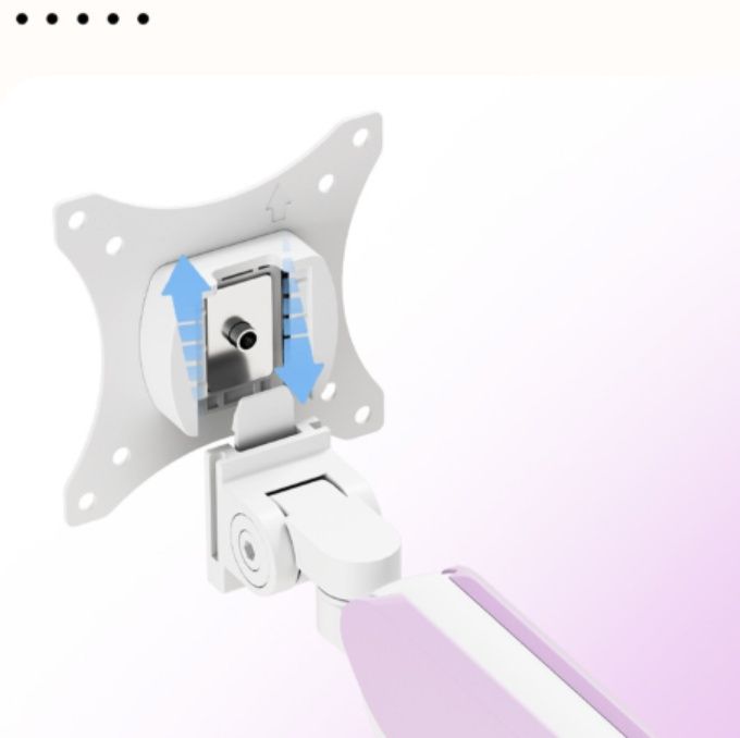 モニターアーム 多機能発光モニターアーム付き昇降式デスク