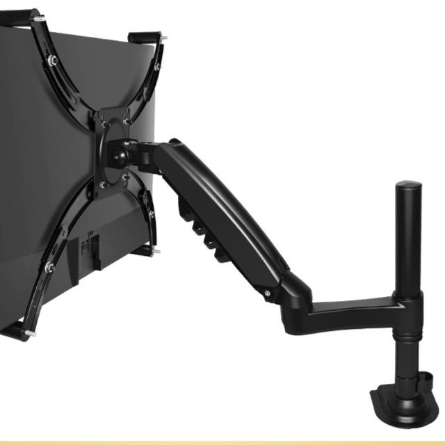 モニターアーム 単画面対応可動式デスク取付型モニターアーム