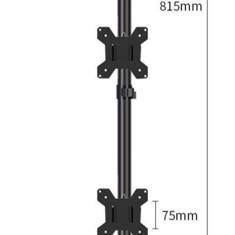モニターアーム 二画面対応高さ調整式自立型モニターアーム