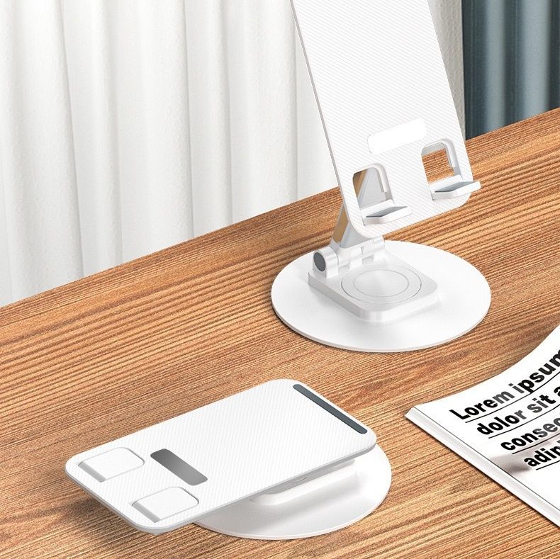 モニターアーム 多軸調整携帯端末専用回転式卓上モニターアーム