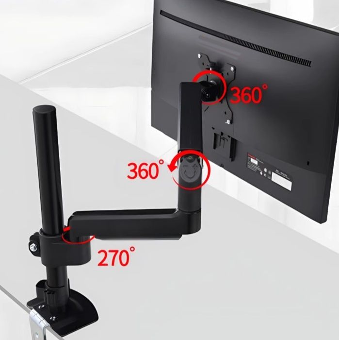 モニターアーム 多角度調整機能付きモニターアームスタンド